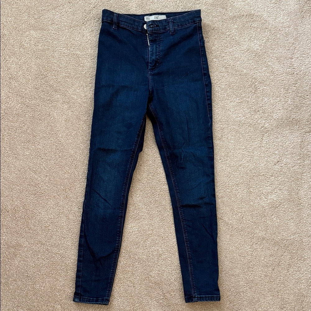 Topshop Dark Indigo Skinny Jeans